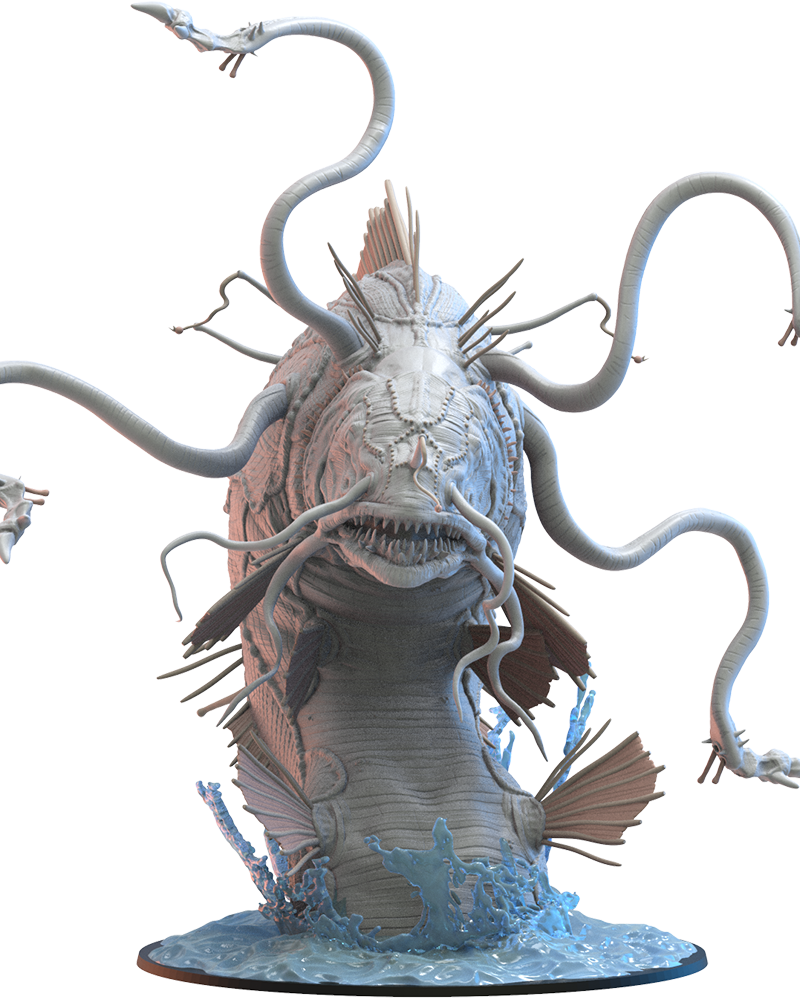 Koi, Mystic Leviathan | Night Elves / Dark Elves | Lost Kingdom Miniatures | Tabletop Gaming | Pathfinder