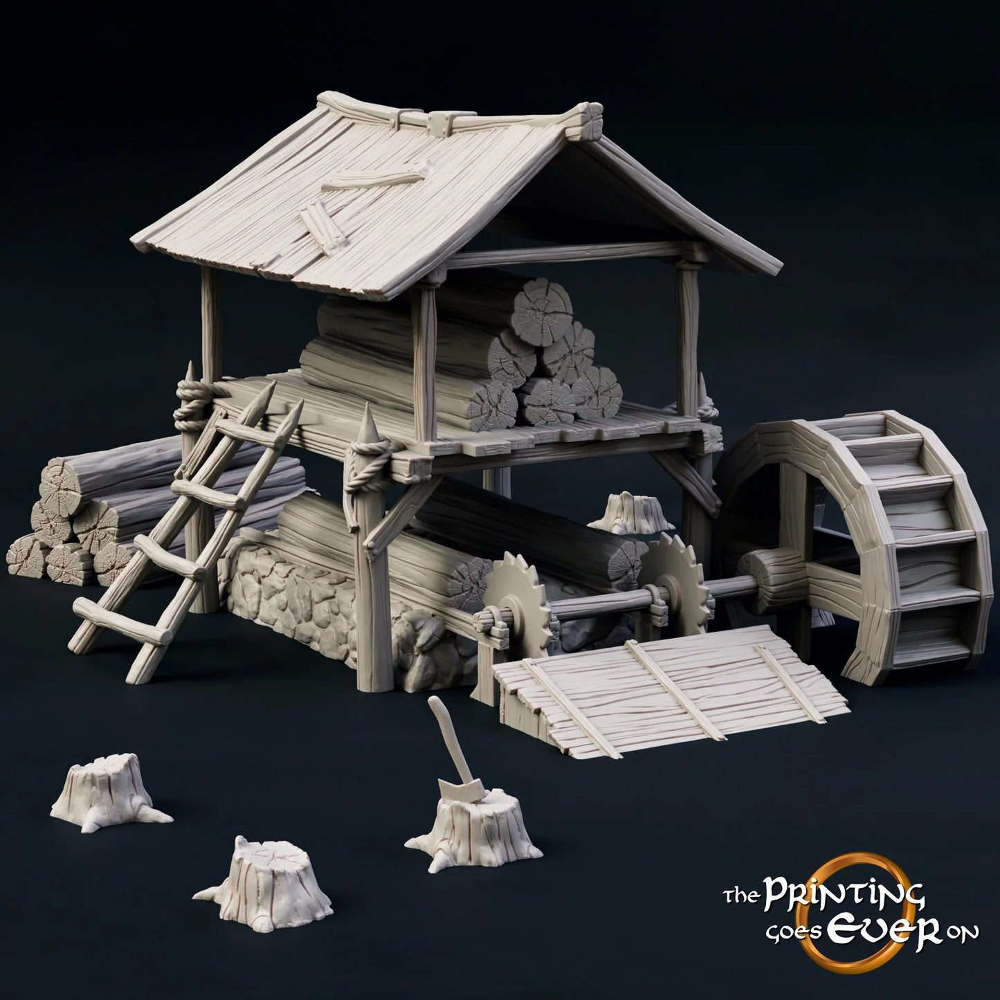 Orc Lumbermill | Realm of the Horse Earls | Scatter Terrain | MESBG | The Printing Goes Ever