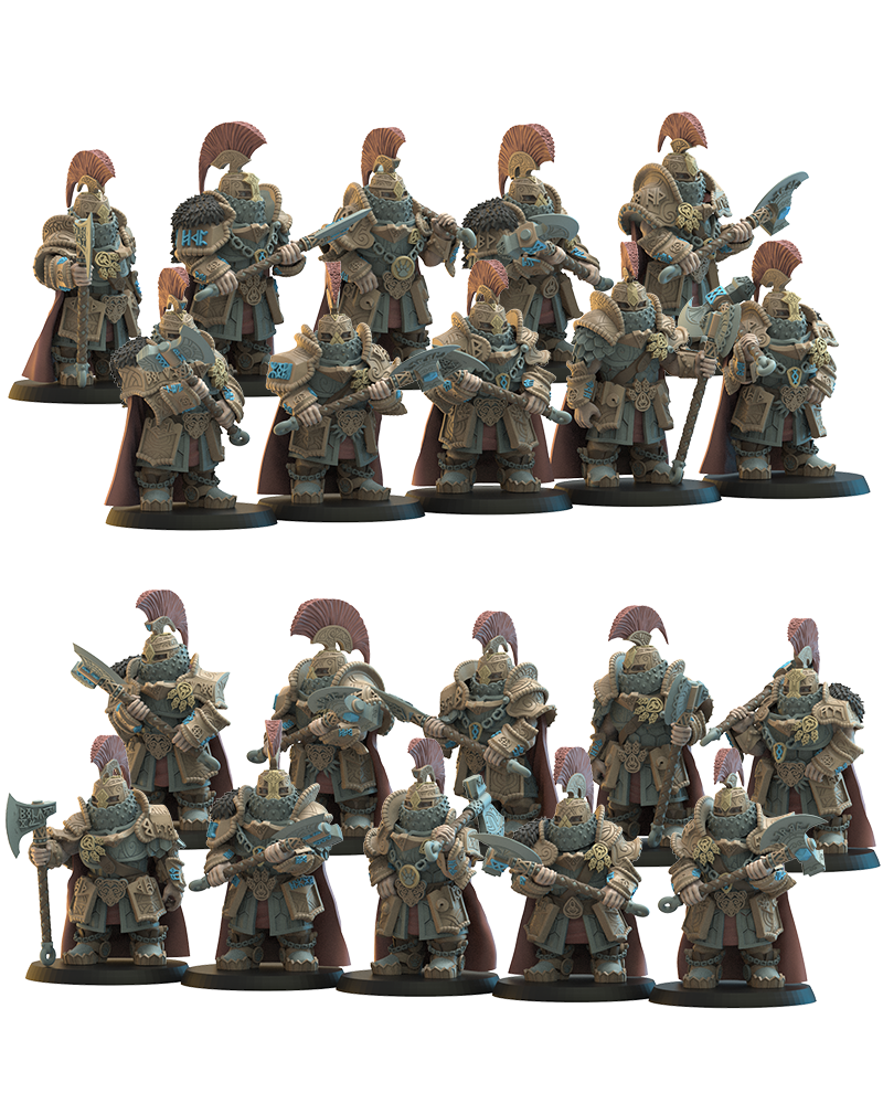 Magyabor Guard | Niavellir Dwarves | Lost Kingdom Miniatures