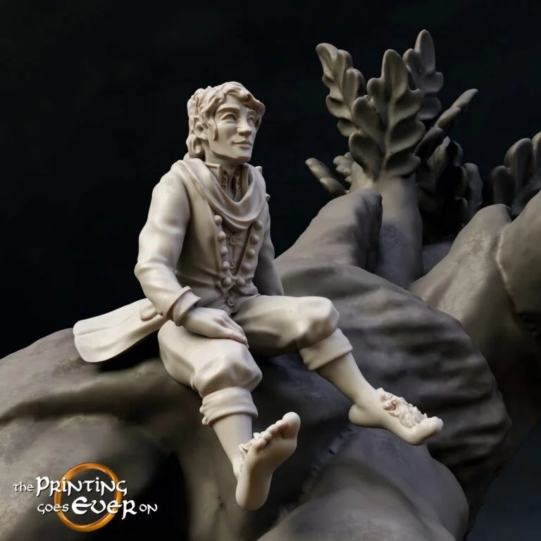 Sitting Halflings |The Forest Strikes Back | MESBG | The Printing Goes Ever On