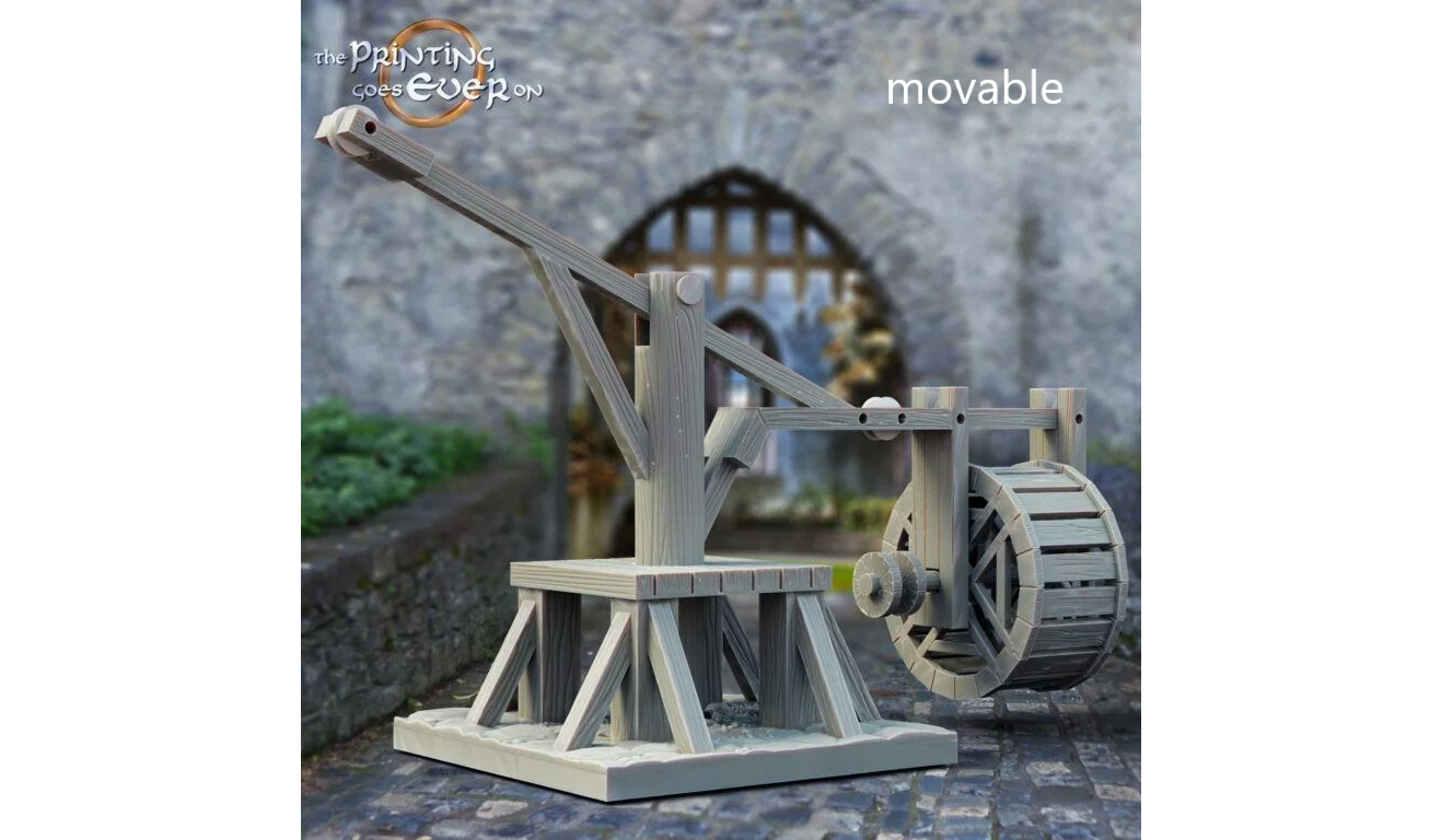 Building Crane | Citizens of Whitcaester | MESBG | The Printing Goes Ever On