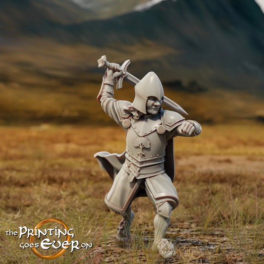 Perry – Knight of Gonthan | Last Stand | MESBG | The Printing Goes Ever On