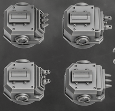 Hover APC RP-8 "Rapid Pulsar" | Grimdark Marines | Dakka Dakka