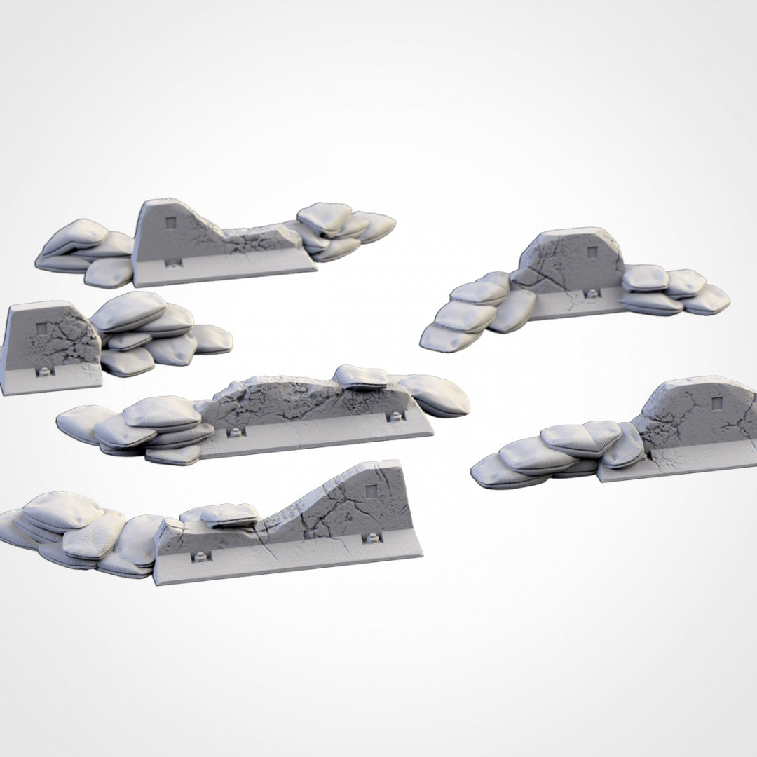 Street Barricades | Scatter Terrain | Txarli Factory | Table Top Gaming
