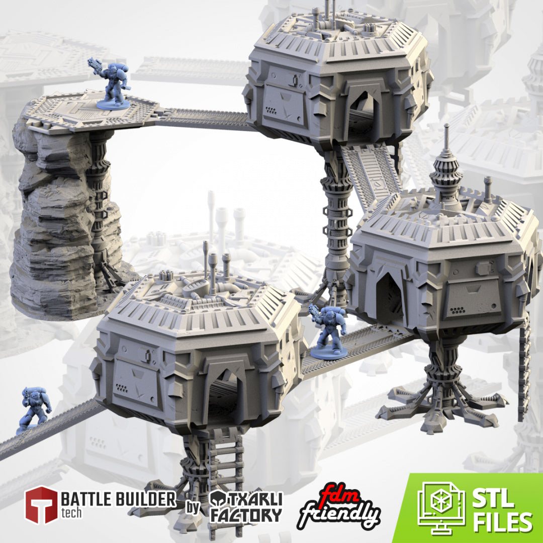 Sci-Fi City | Txarli Factory | Table Top Gaming