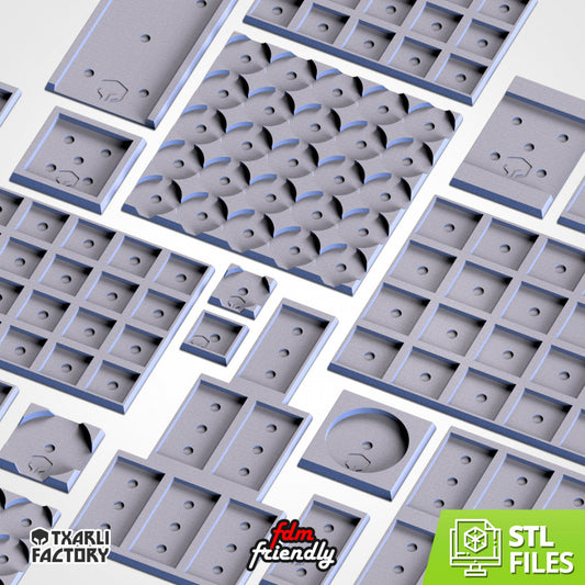 Round to Square Base Adapters | PLA+ | Txarli Factory