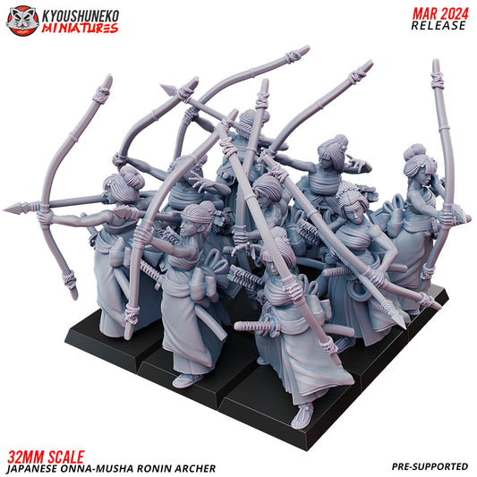 Japanese Onna-Musha Ronin Archers | Nippon | Kyoushuneko |
