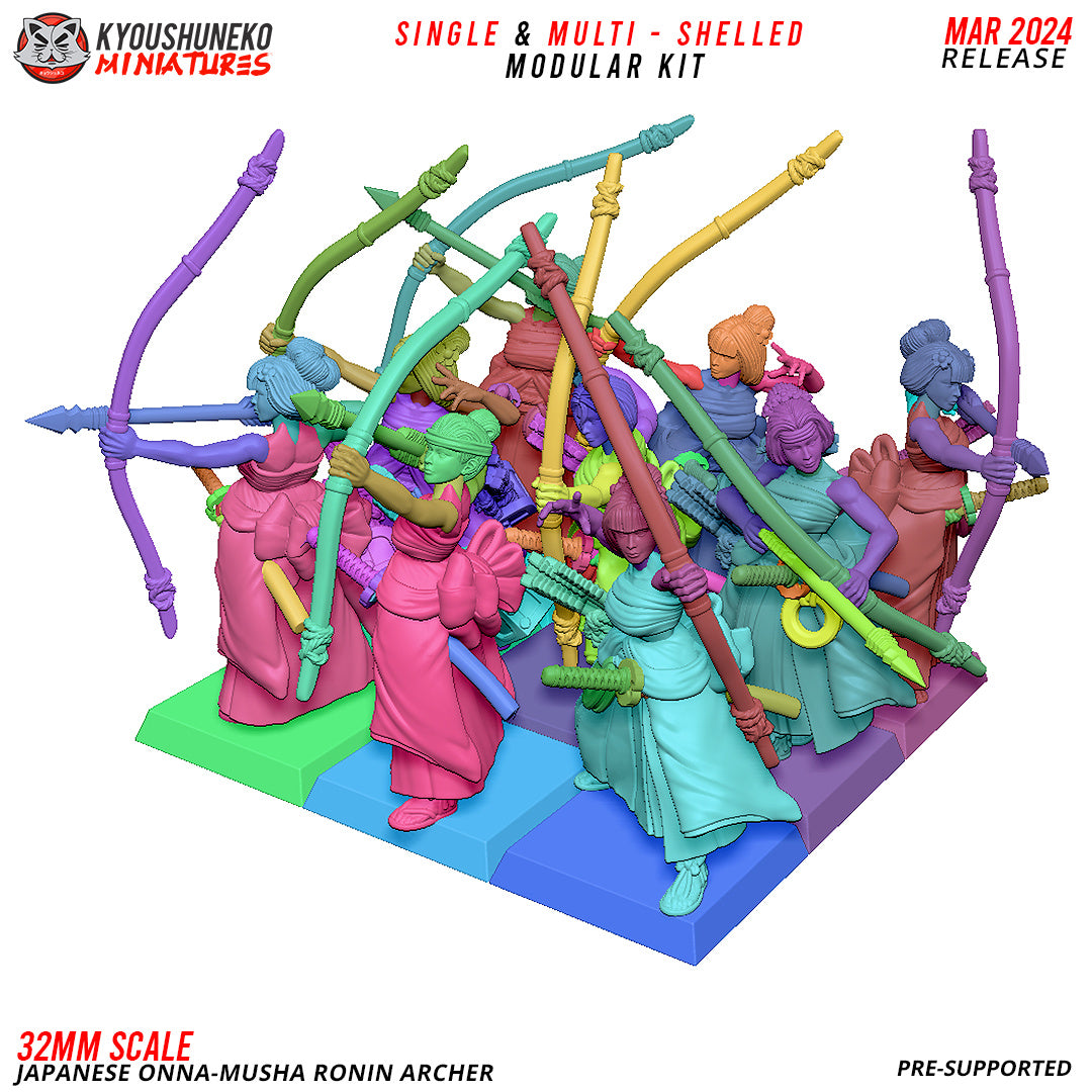Japanese Onna-Musha Ronin Archers | Nippon | Kyoushuneko |