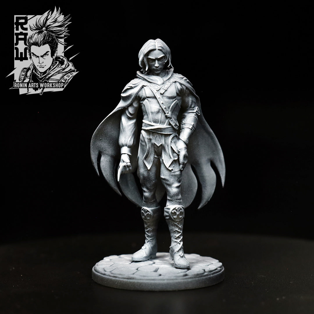 Leon The Specialist | The Shadewalkers | 28mm-120mm Scale | Resin 3D Printed Miniature | Ronin Arts Workshop