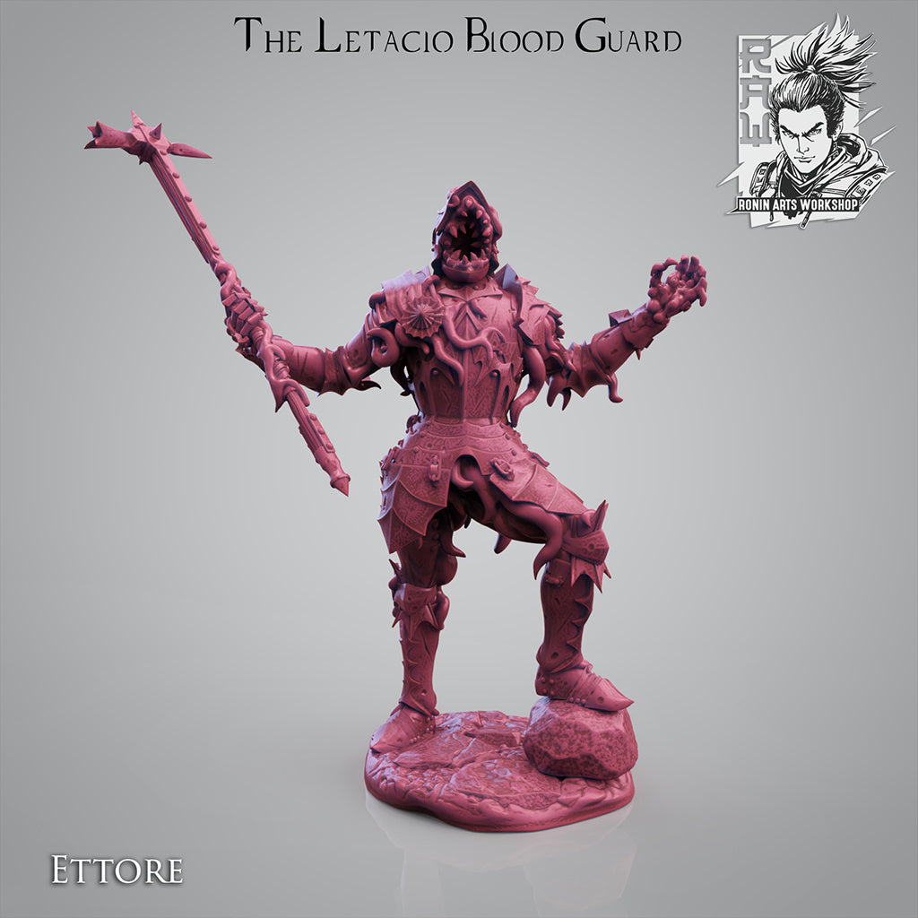 Demon Knight Ettore | Mutated Demon Knights | 28mm - 120mm Scale | Resin 3D Print | Miniature | Pathfinder| DND | Ronin Arts Workshop