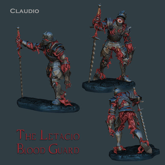 Demon Knight Claudio | Mutated Demon Knights | 28mm - 120mm Scale | Resin 3D Print | Miniature | Pathfinder| DND  | Ronin Arts Workshop