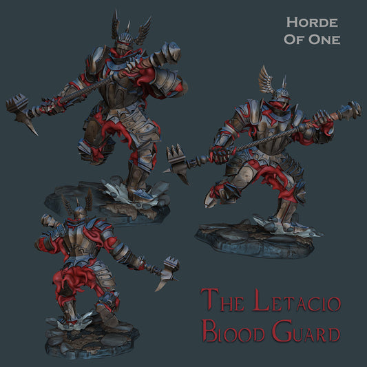 Demon Knight - Horde of One | Mutated Demon Knights | 28mm - 120mm Scale | Resin 3D Print | Miniature | Pathfinder| DND  | Ronin Arts Workshop