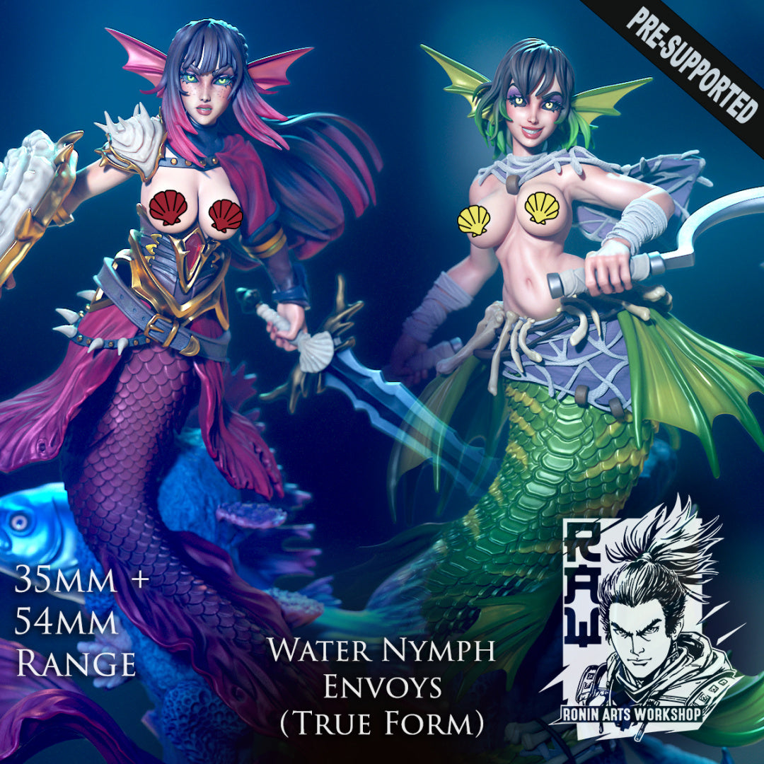 Marin the Servant Girl / Water Nymph | Water Nymph Envoys | 28-75mm | NSFW | Ronin Arts Workshop