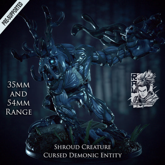 Shroud Creature - Shadow Monster | Mutated Demon Knights | 28mm - 120mm Scale | Resin 3D Print | Miniature | Pathfinder| DND  | Ronin Arts Workshop