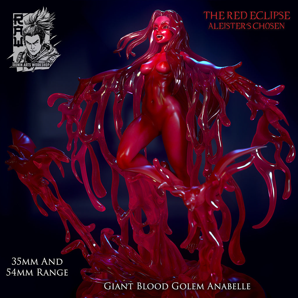 Blood Golem Anabelle | 28mm - 120mm | Resin 3D Printed | Ronin Arts Workshop
