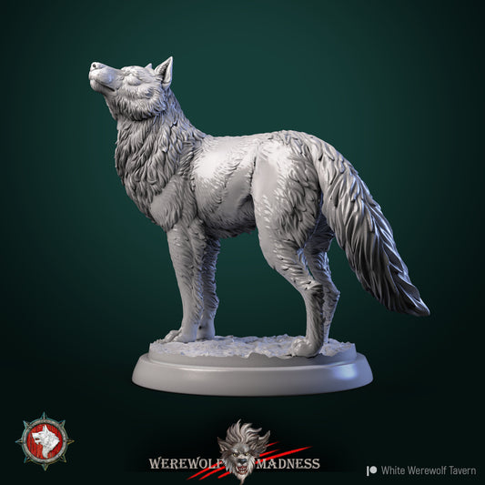 Wolves | Resin 3D Printed Miniature | White Werewolf Tavern