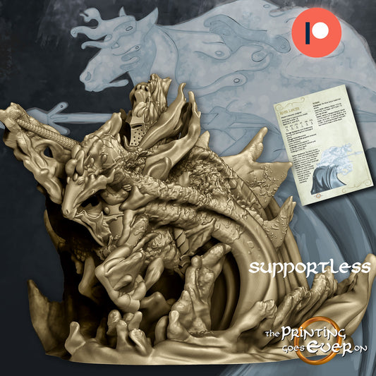 River Lancer and Kelpie | Crossing the River | MESBG | The Printing Goes Ever On