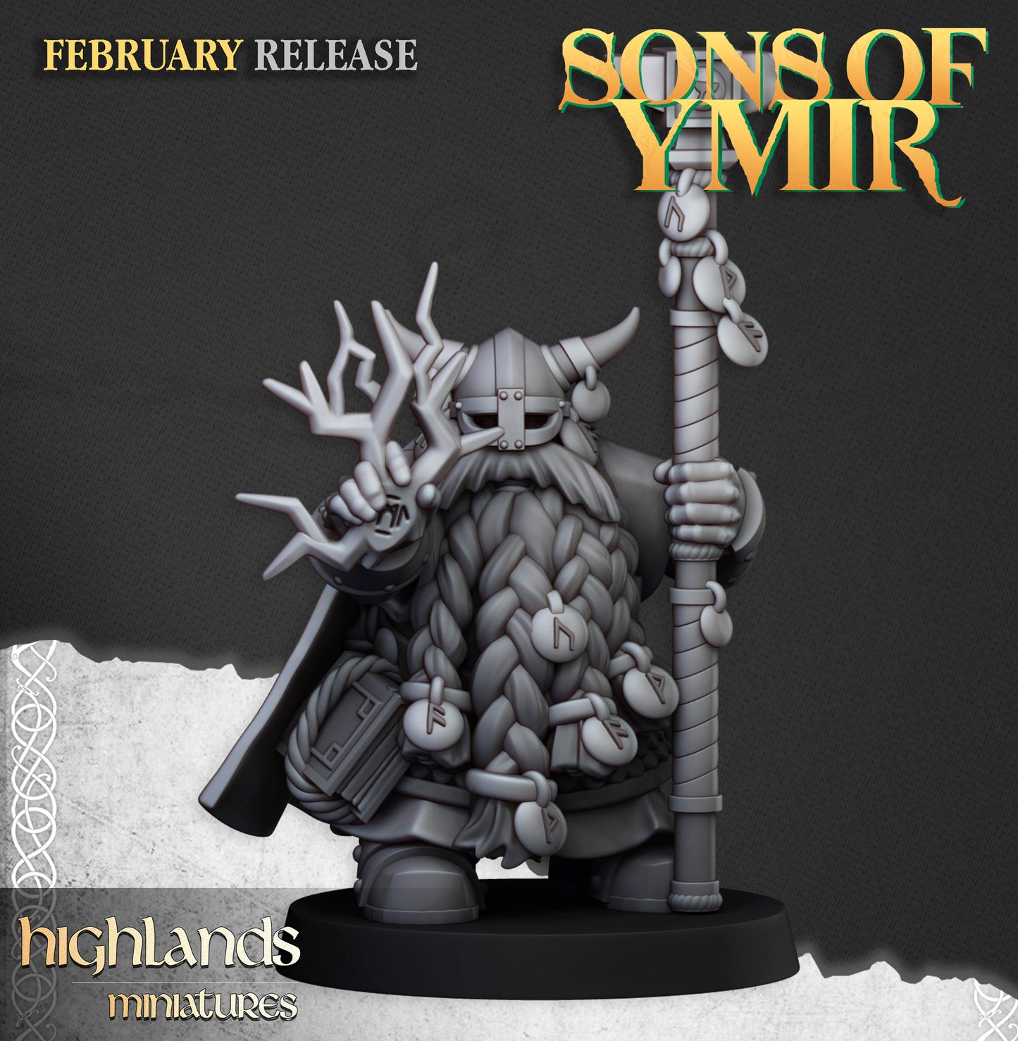 Dwarf Runemaster 2 with rune-staff