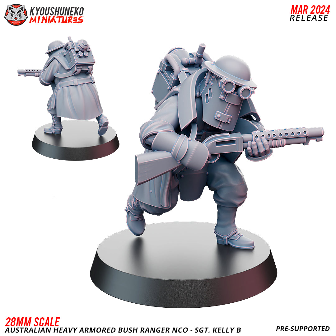 Australian Heavy Armored Bush Ranger NCO - Sgt. Kelly B | WW2 Pacific | Weird War II | Kyoushuneko