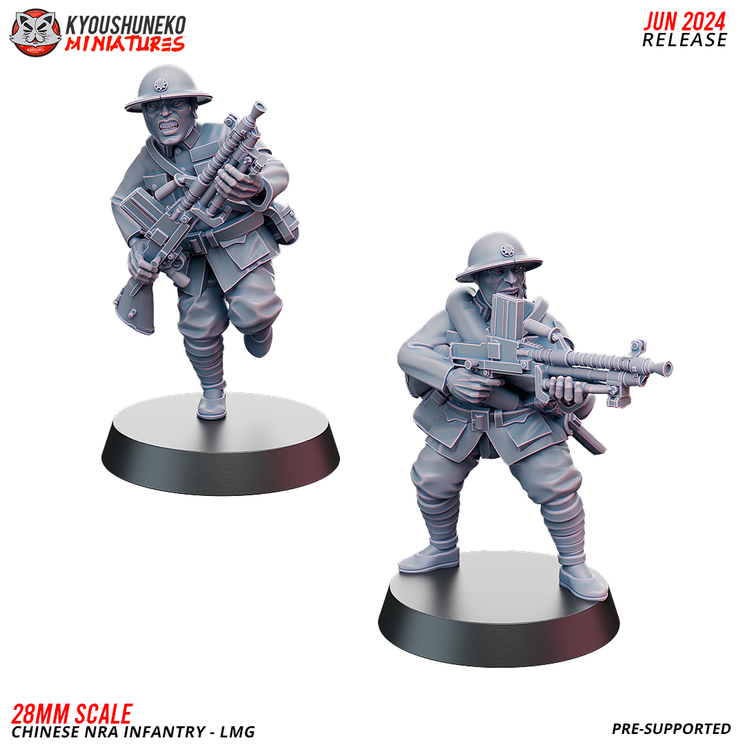 Chinese NRA Infantry - LMG | Weird China Burma India Theater | Kyoushuneko