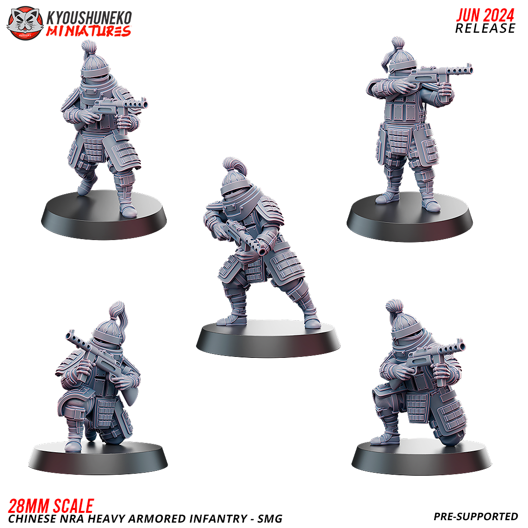 Chinese NRA Heavy Armored Infantry - SMG | Weird War II | China Burma India Theater | Kyoushuneko