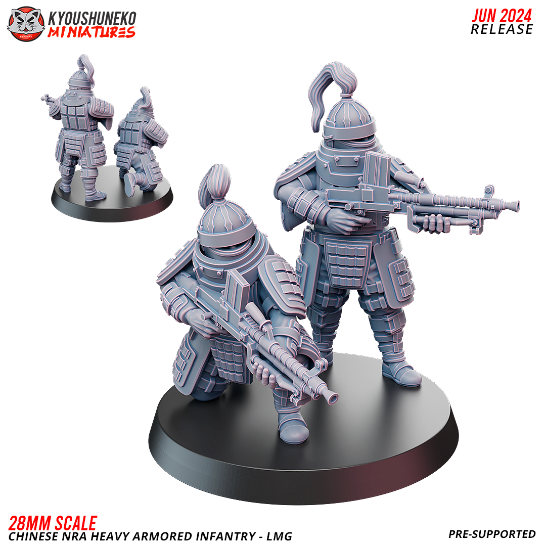 Chinese NRA Heavy Armored Infantry - LMG | Weird War II | China Burma India Theater | Kyoushuneko