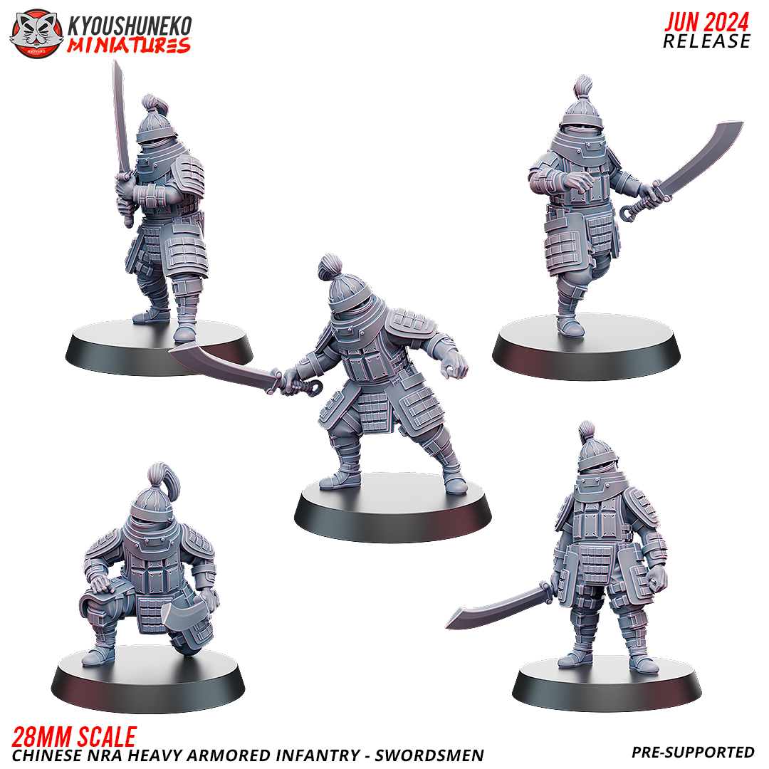 Chinese NRA Heavy Armored Infantry - Swordsmen | Weird War II | China Burma India Theater | Kyoushuneko