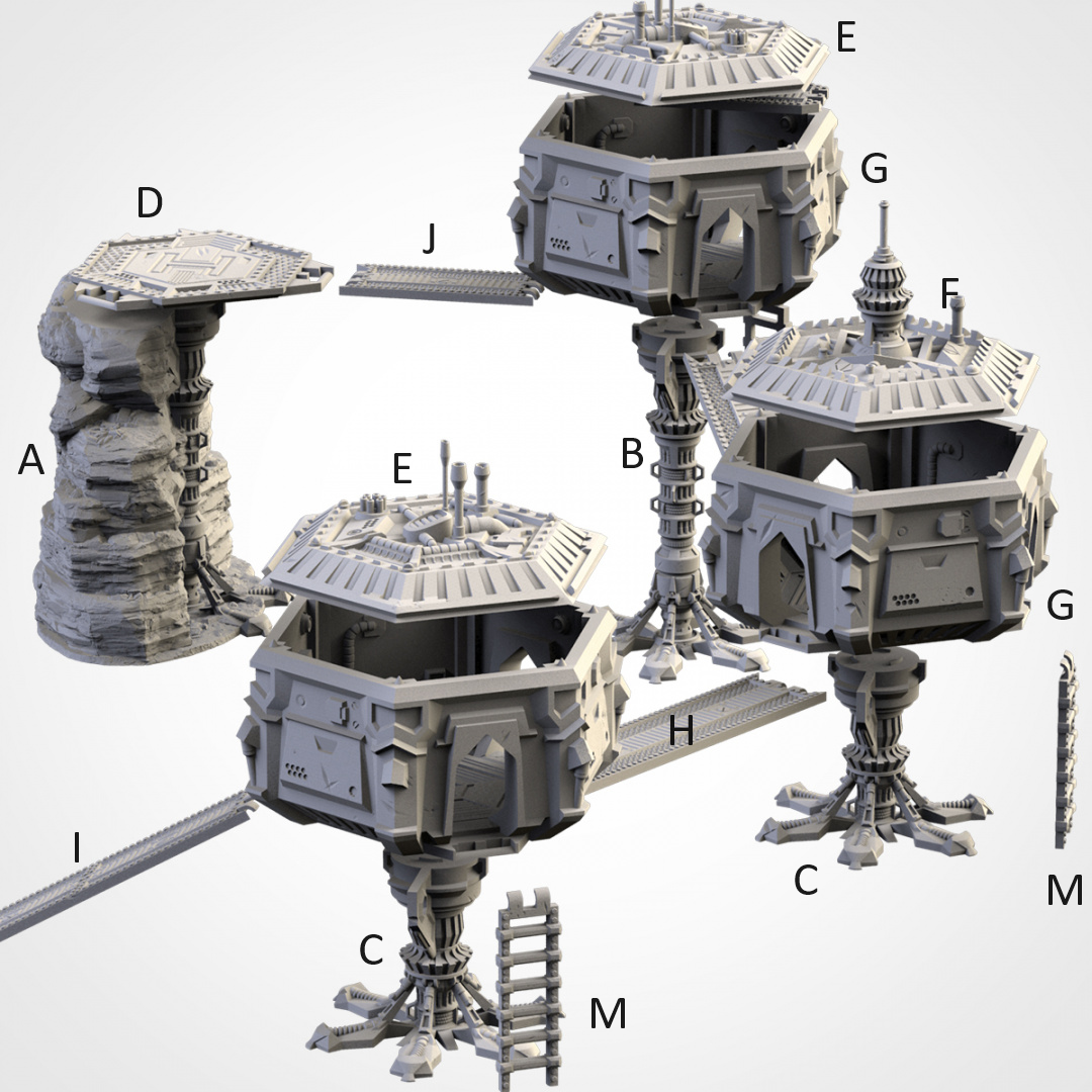 Sci-Fi City | Txarli Factory | Table Top Gaming