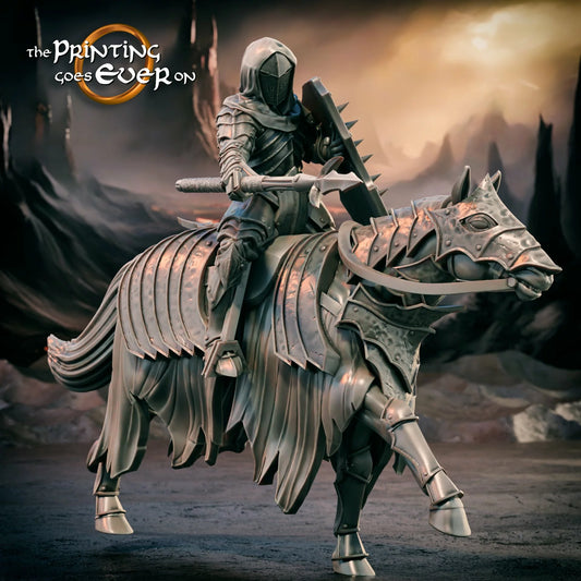 Shadow Knights – Mounted | Gates of Evil | MESBG | The Printing Goes Ever On