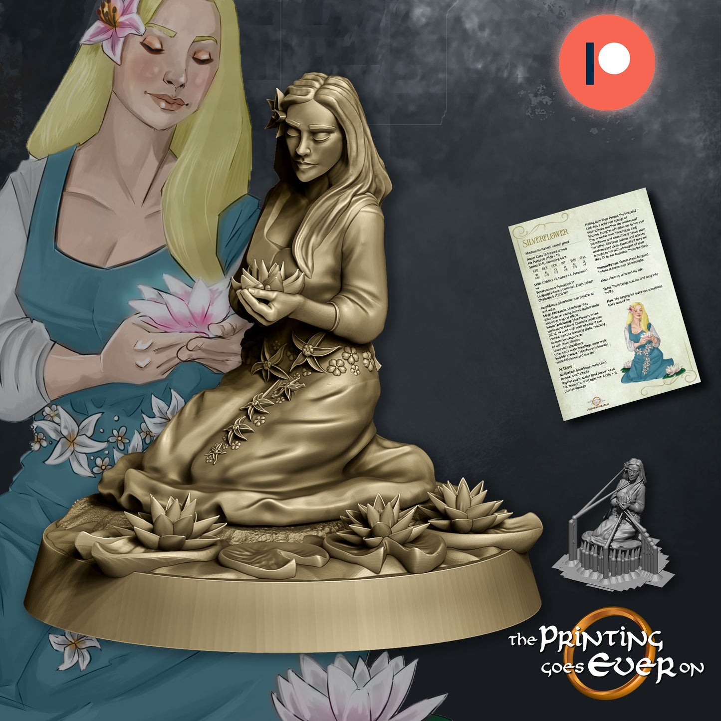 Silverflower | The Barrow Valley | MESBG | The Printing Goes Ever On