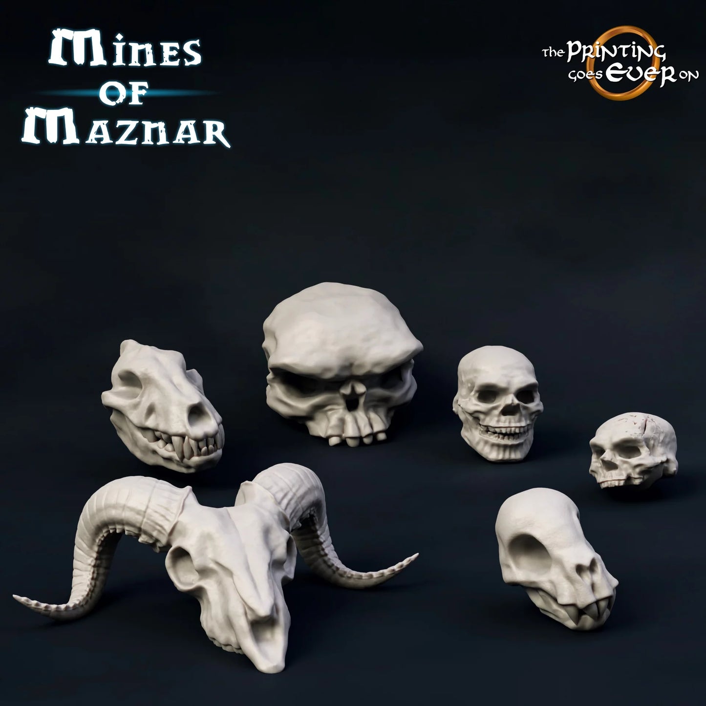 Skulls Bundle | Mines of Maznar | MESBG | The Printing Goes Ever On