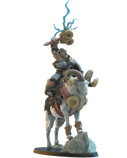 Thorin The Thunder on Cernunnos | Niavellir Dwarves | Lost Kingdom Miniatures