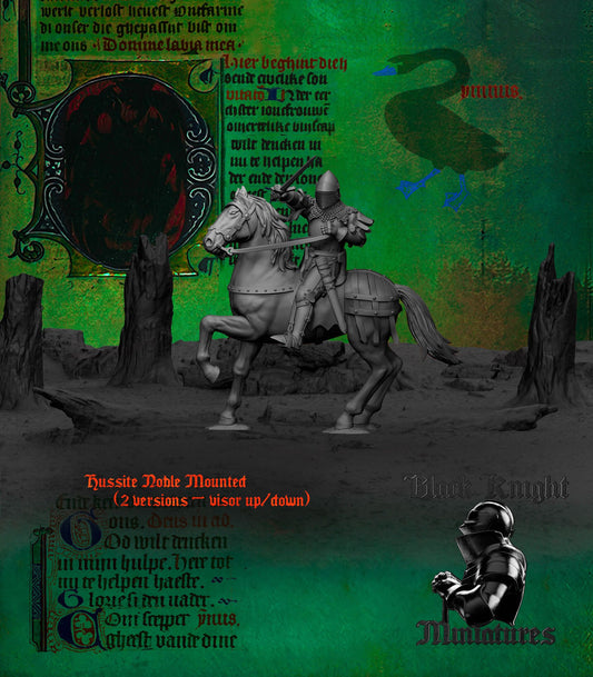 Hussite Noble (Mounted) - Black Knight Miniatures