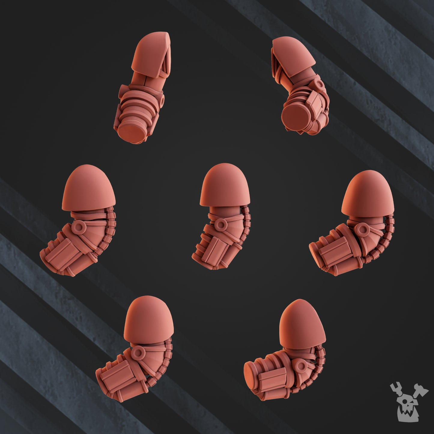 Volcano Armor Bits | Fire Lizards | Dakka Dakka Store
