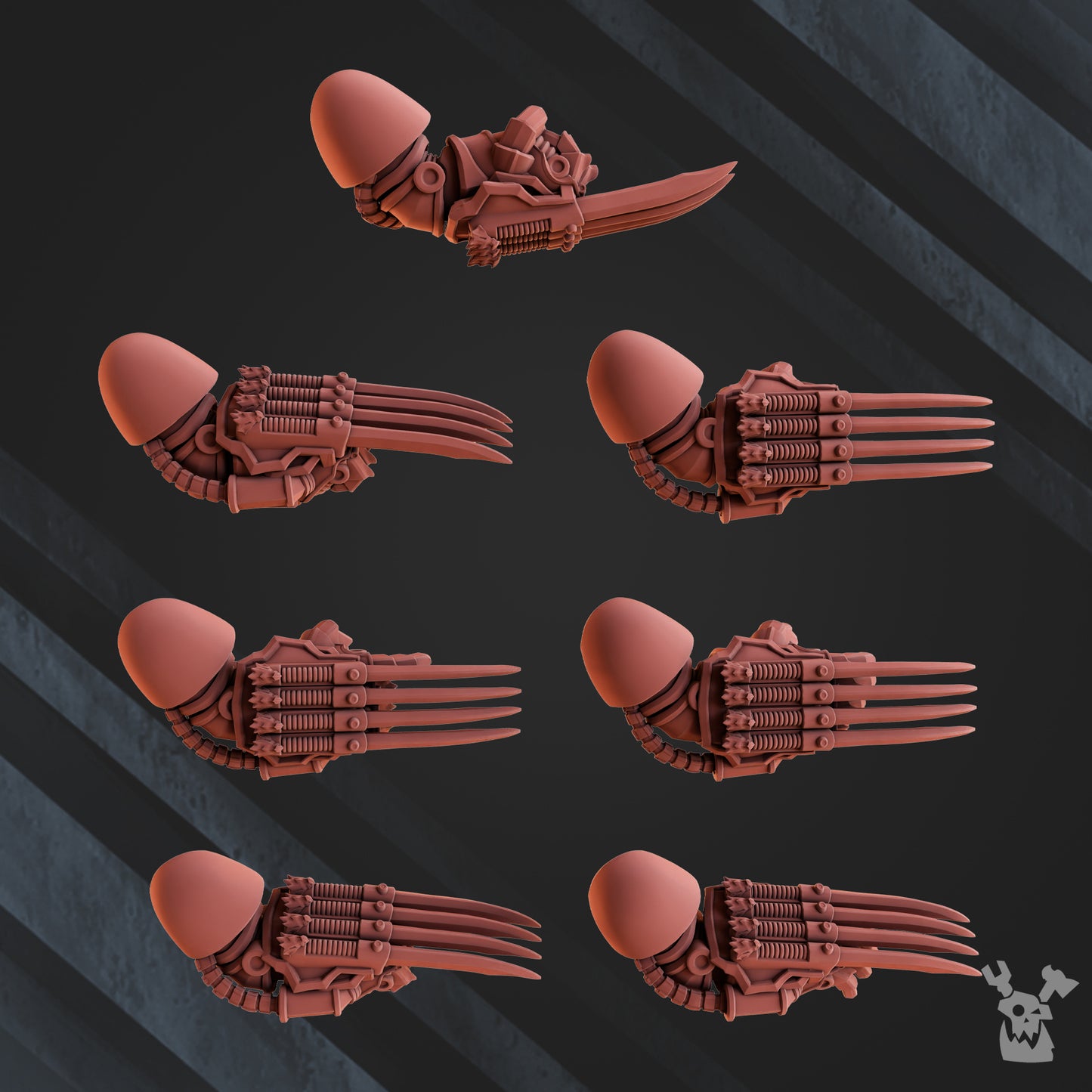 Volcano Armor Bits | Fire Lizards | Dakka Dakka Store