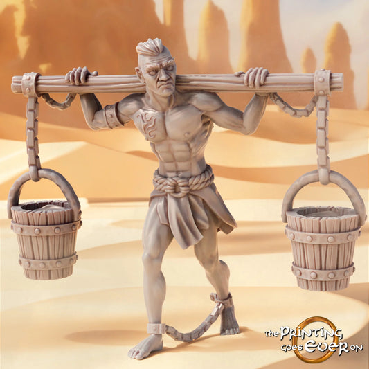 Slave Water Carrier | Sands of the East | MESBG | The Printing Goes Ever On