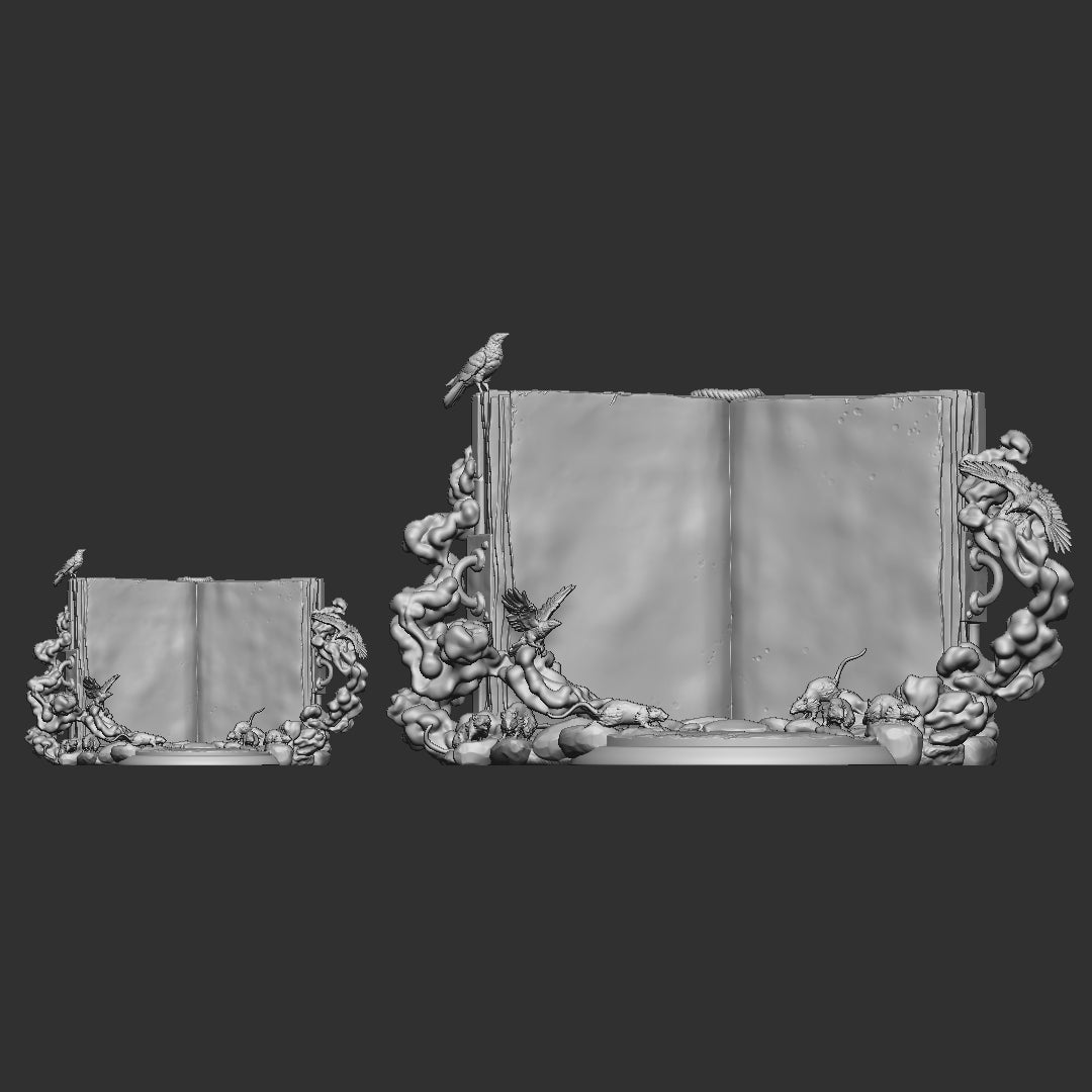 The Eternal Tome: Plague - dimensions sheet