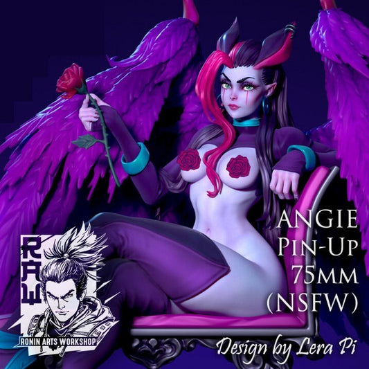 Succubus | Resin 3D Printed Pinup | Ronin Arts Workshop