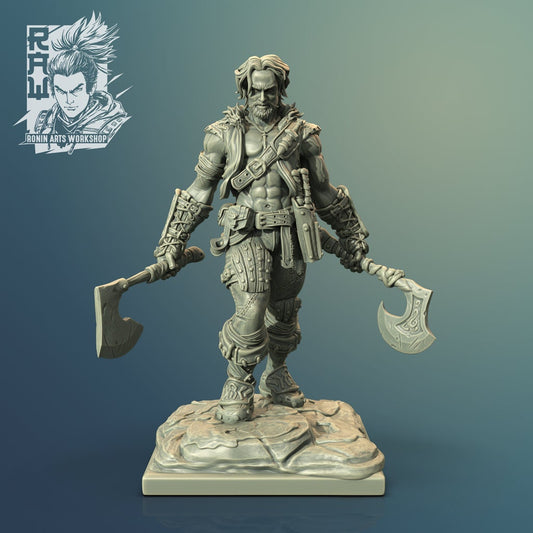 Werewolf / Lycanthrope | Male and Female | Resin 3D Print | Ronin Arts Workshop