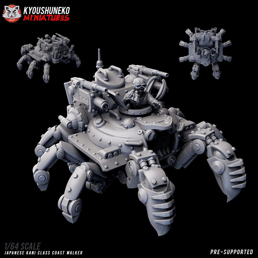 WW2 Japanese Spider Mech | Resin 3D Printed Miniature | Kyoushuneko