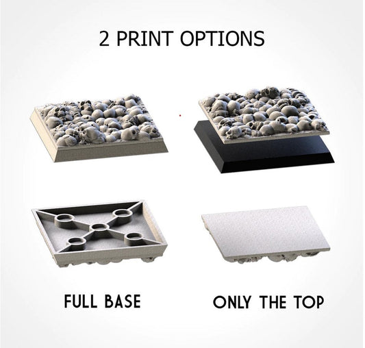 Chaos Hell Bases (Square) | 8K Resin | Txarli Factory