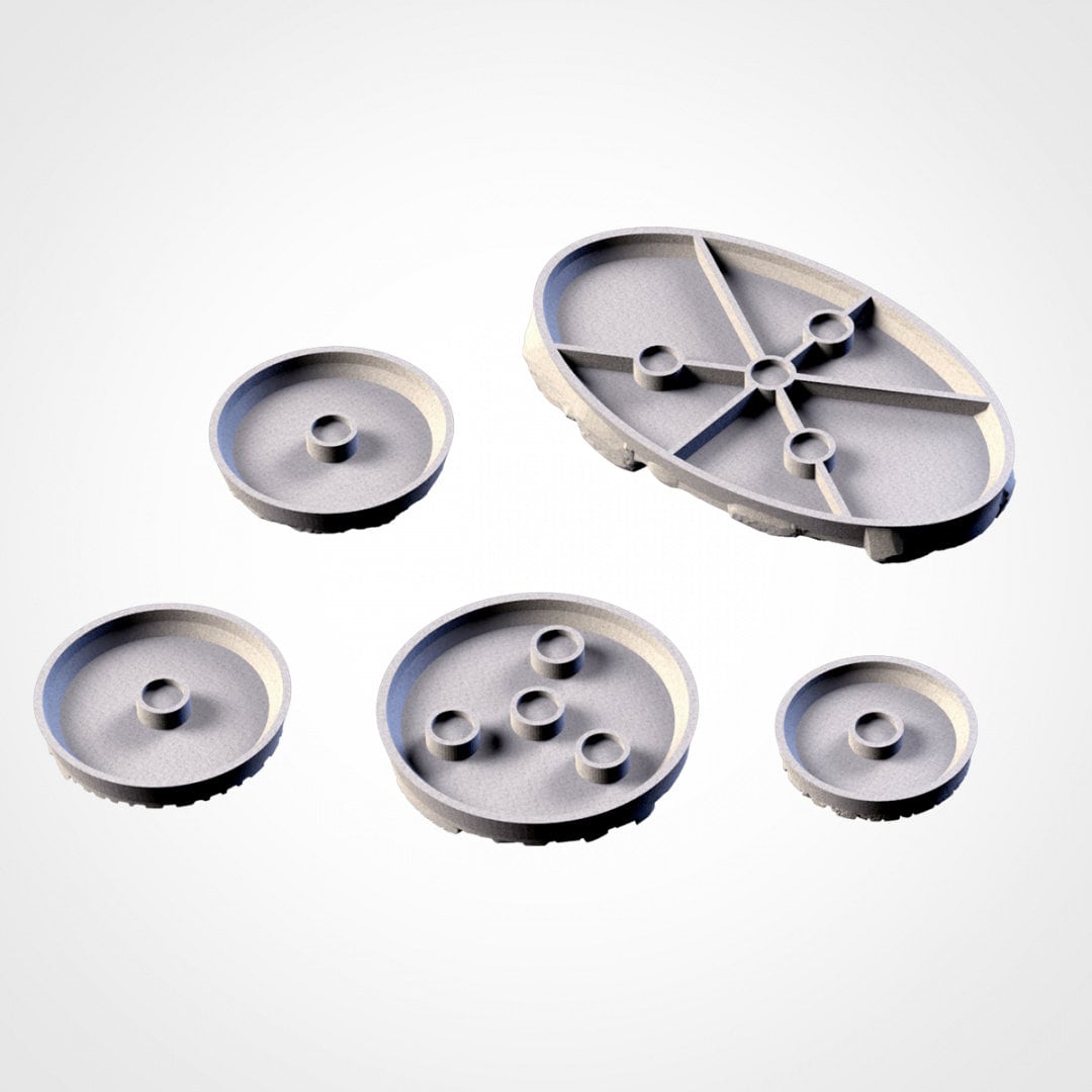 Royal Palace Bases (Round) | 8K Resin | Txarli Factory
