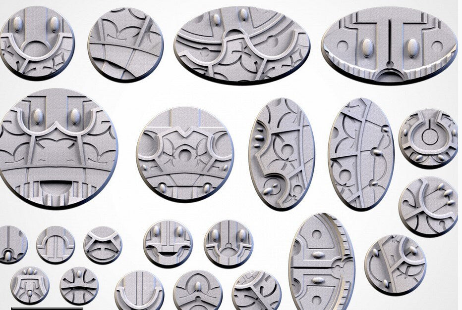 Magic Temples Bases (Round) | 8K Resin | Txarli Factory