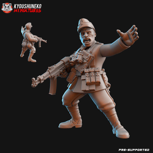 WW2 German Squad Leader | Resin 3D Printed Miniature | Kyoushuneko