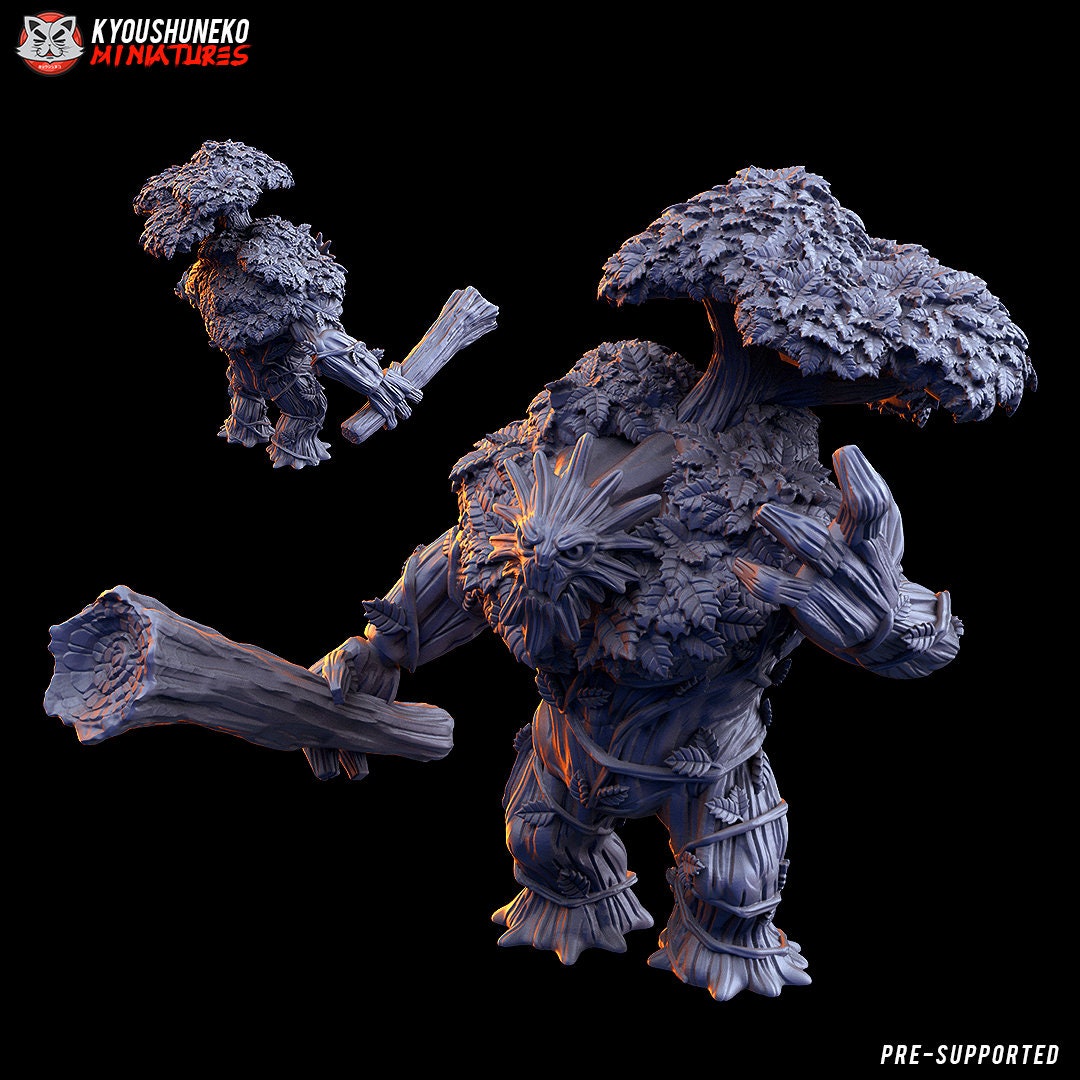 Treeman (Gaelic Wood Elves) | Monster | Resin 3D Printed Miniature | RPG | DND | Kyoushuneko