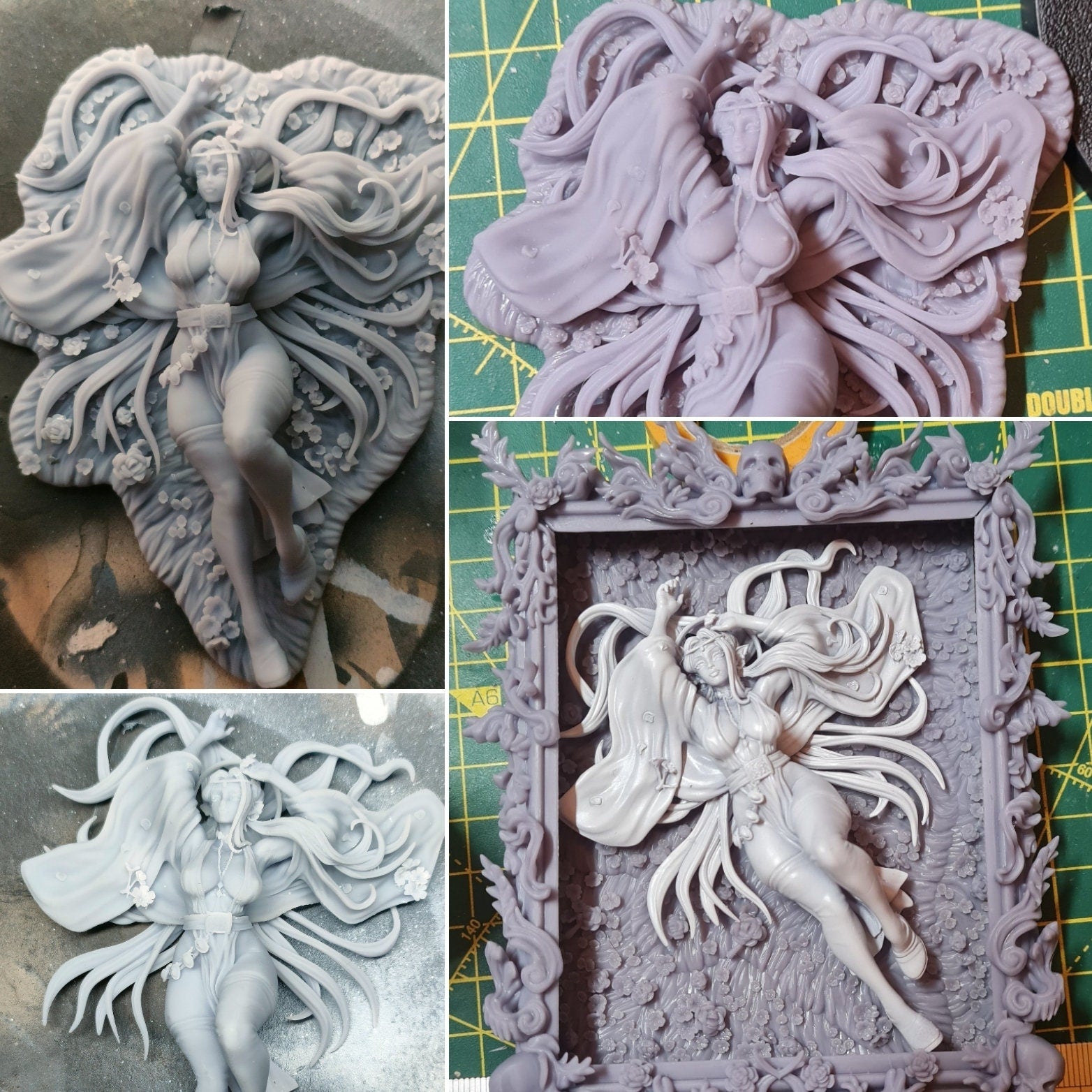 Sexy Elf - Arkilia | Clothed or Nude | Resin 3D Printed Pinup | Ronin Arts Workshop