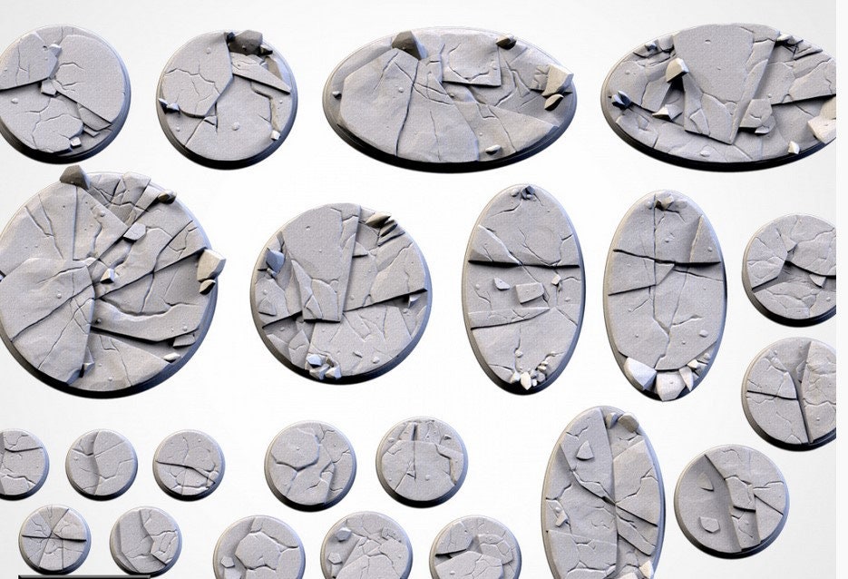 Frozen Landscape Bases (Round) | 8K Resin | Txarli Factory