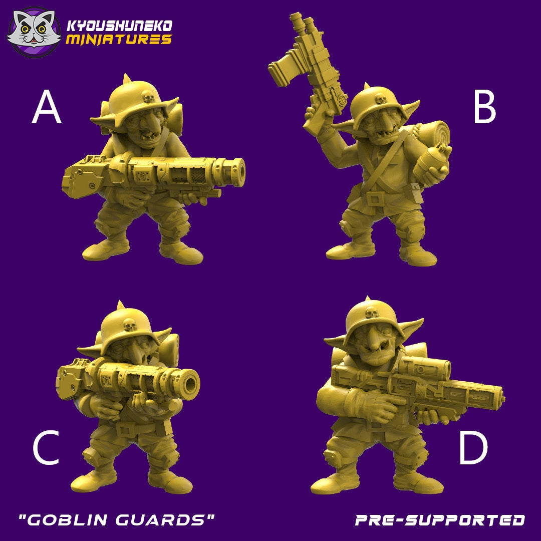 Space Goblin Infantry | Resin 3D Printed Miniature | Kyoushuneko