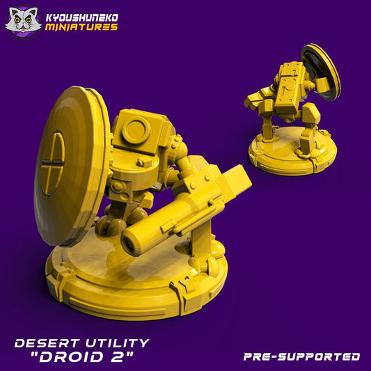 Combat Droids | Space Dwarfs / Squats / League of Votann | Resin 3D Printed Miniature | Kyoushuneko