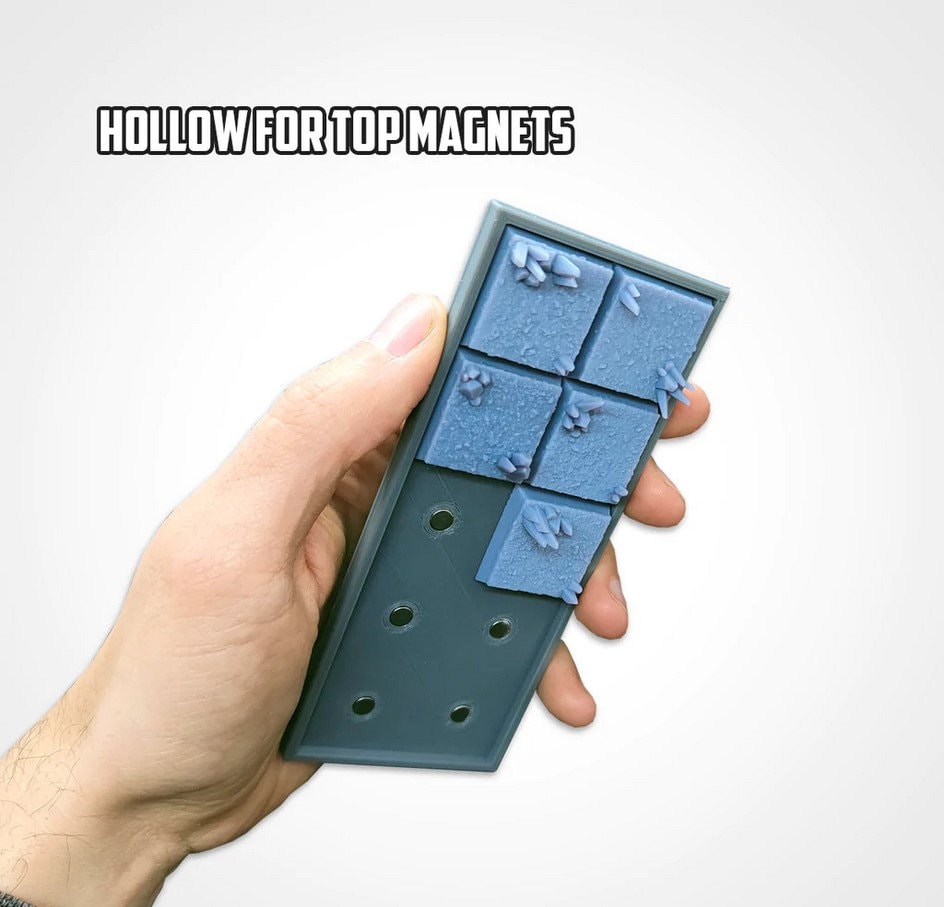 50x100mm (Chariot) Magnet-Ready Movement Trays | PLA+ | Txarli Factory